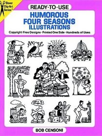 Ready-to-Use Humorous Four Seasons Illustrations (Dover Clip-Art Series)