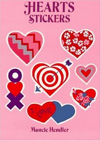 Hearts Stickers: 28 Pressure-Sensitive Designs (Pocket-Size Sticker Collections)