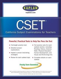 Kaplan CSET : The California Subject Examination for Teachers