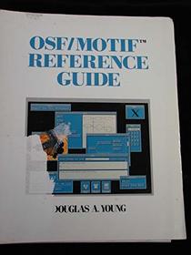 Osf/Motif Reference Guide