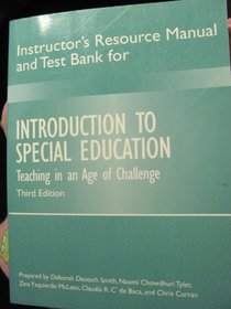 Intro Special Education I/R/M Sup