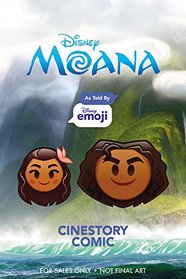 Disney Moana As Told by Emoji Cinestory Comic