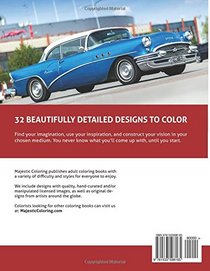 Classic Automobiles: Grayscale Photo Coloring for Adults