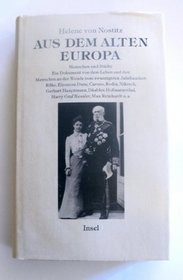 Aus dem alten Europa: Menschen u. Stadte (German Edition)