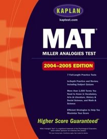 Kaplan MAT : 2004-2005 Edition (Kaplan Mat)