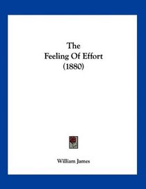 The Feeling Of Effort (1880)