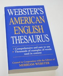 Webster's American English Thesaurus