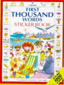 First Thousand Words Sticker Book (Picture Word Books Series)