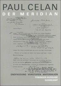 Der Meridian: Endfassung, Entwurfe, Materialien (Werke. Tubinger Ausgabe / Paul Celan) (German Edition)
