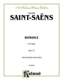 Romance in D Major, Op. 51 (Kalmus Edition)