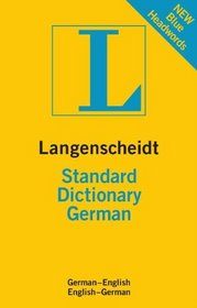 Langenscheidt Standard Dictionary German (Langenscheidt Standard Dictionaries)