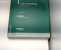 Cost Accounting: Planning and Control