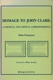 Homage to John Clare: A poetical and critical correspondence