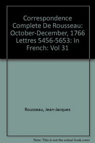 Complete Correspondence: In French: Vol 31
