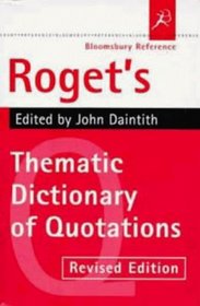 Thematic Dictionary of Quotations (Bloomsbury Reference)