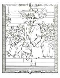 Fantastic Beasts and Where to Find Them: A Book of 20 Postcards to Color