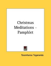 Christmas Meditations - Pamphlet