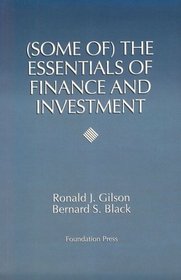 Some of the Essentials of Finance and Investment (University Textbooks)