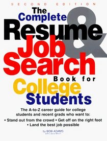 The Complete Resume  Job Search For College Students