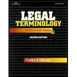 Legal Terminology W/Flash Cards-TEXT ONLY