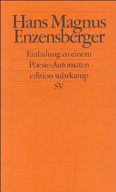 Einladung zu einem Poesie-Automaten (Edition Suhrkamp) (German Edition)