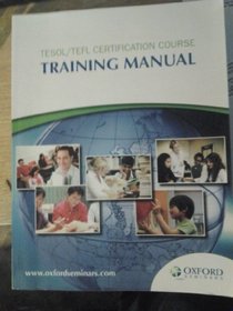Tesol/tefl Certification Course Training Manual