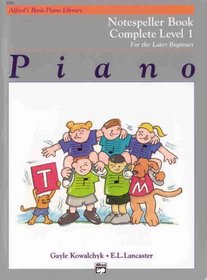 Alfred's Basic Piano Course, Notespeller Book Complete 1, 1a/1b (Alfred's Basic Piano Library)