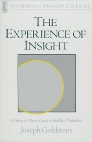 Experience of Insight (Shambhala Dragon Editions)