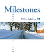 Milestones California Edition Student Text for ELL