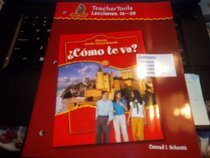 Glencoe Middle School Spanish C < Mo TE Va? Intro, Nivel Rojo Lecciones 16-20