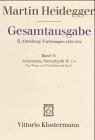 Gesamtausgabe, Kt, Bd.33, Aristoteles, Metaphysik Theta 1-3