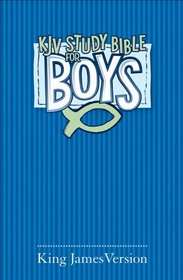 KJV Study Bible for Boys Blue Hardcover