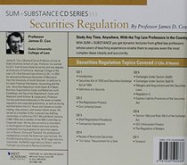 Sum and Substance Audio on Securities Regulation with Summary Supplement