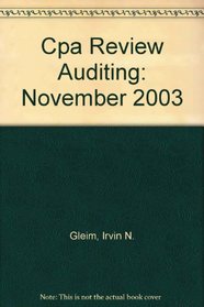 Cpa Review Auditing: November 2003