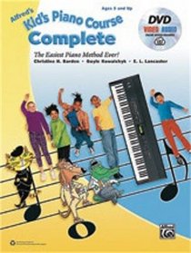 Alfred's Kid's Piano Course Complete: The Easiest Piano Method Ever! (Book, DVD & Online Audio, Video & Software)