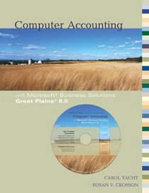 Computer Accounting with Microsoft Great Plains 8.0 w/ Software CD