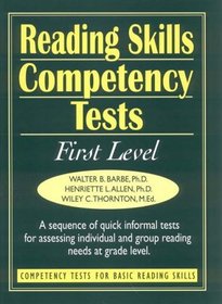 Reading Skills Competency Tests: First Level (Competency Tests for Basic Reading Skills)