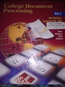 Gregg College Keyboarding & Document Processing (GDP), Home Version, Kit 2, Word 2002, v2.0