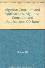 Algebra: Concepts and Applications, Algepass: Concepts and Applications CD-Rom