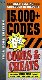 Codes & Cheats Fall 2006 Edition: Over 15,000 Secret Codes (Codes & Cheats: Prima Official Game Guide)