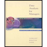 Data Analysis for Managers with Microsoft Excel - Textbook Only