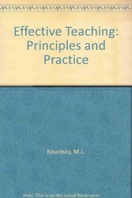 Effective Teaching: Principles and Practice