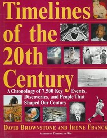 Timelines of the 20th Century: A Chronology of 7,500 Key Events, Discoveries, and People That Shaped Our Century