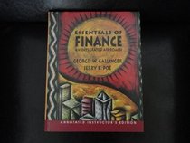 Essentials of Finance: An Integrated Approach