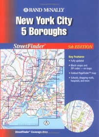 Rand McNally New York City, 5 Boroughs, New York: Streetfinder (Rand McNally New York City 5-Borough Street Guide)