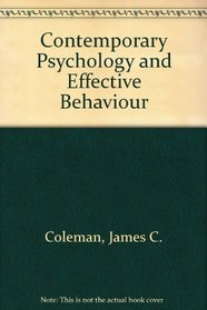 Contemporary Psychology and Effective Behaviour