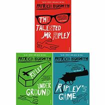 Patricia Highsmith Collection 3 Books Set (Ripley's Game, Ripley Under Ground, The Talented Mr. Ripley)