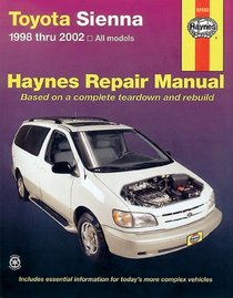 Haynes Toyota Sienna 1998 thru 2002