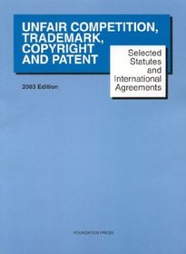 Unfair Competition, Trademark, Copyright and Patent