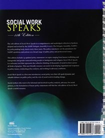 Social Work Speaks, 11th Edition: NASW Policy Statement- 2018-2020